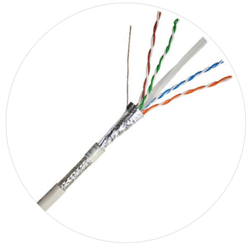 کابل پچ شبکه 0.57 میلی متری Cat 6 Twisted 4 Pair Cable 250Mhz 1000ft 24awg