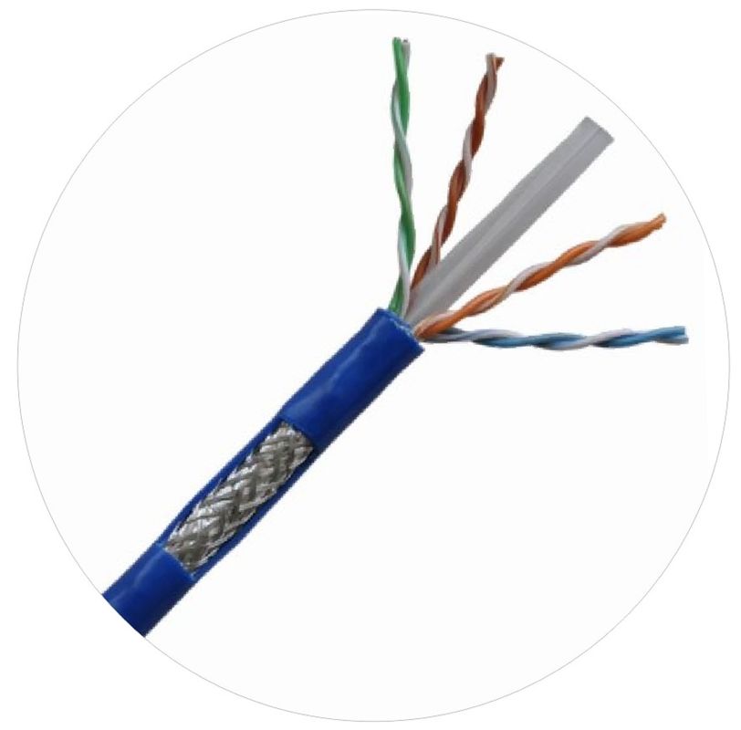 کابل پچ شبکه 0.57 میلی متری Cat 6 Twisted 4 Pair Cable 250Mhz 1000ft 24awg