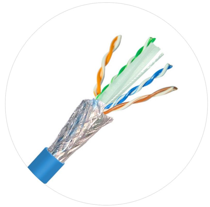 کابل پچ شبکه 0.57 میلی متری Cat 6 Twisted 4 Pair Cable 250Mhz 1000ft 24awg
