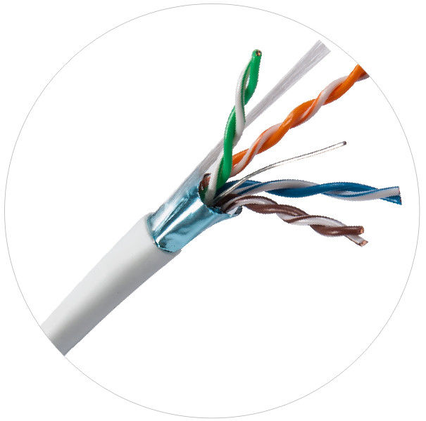 ژاکت پچ شبکه 100 مگاهرتز FTP UTP 4pr 24awg Cat5e LDPE LSZH LSOH