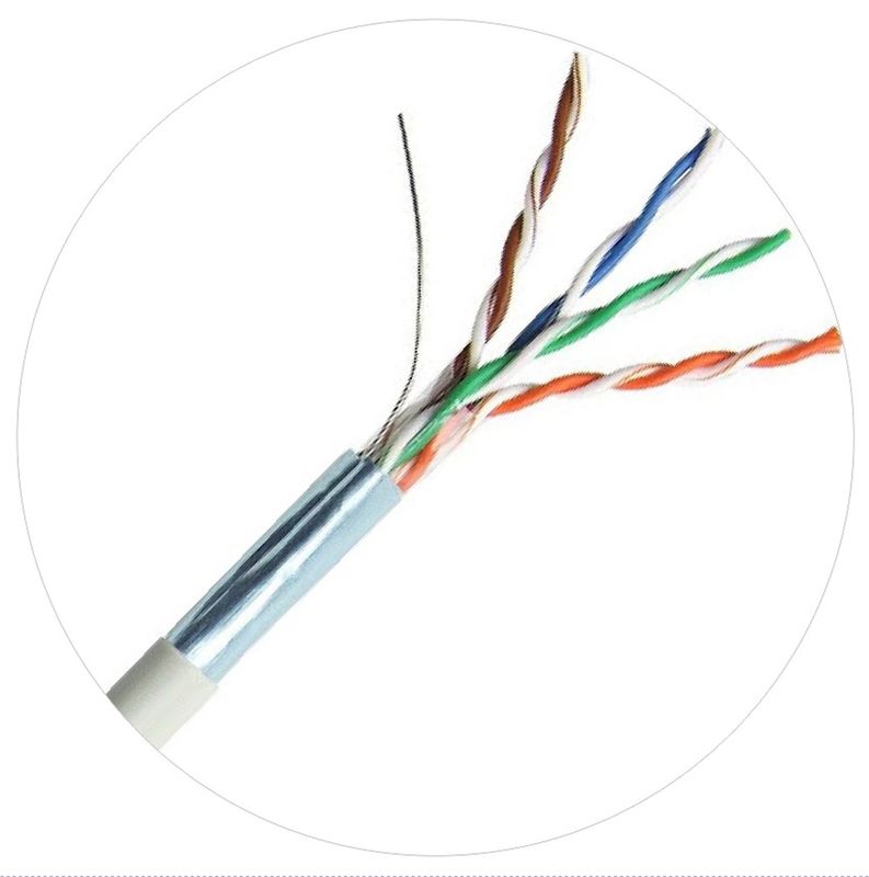 ژاکت پچ شبکه 100 مگاهرتز FTP UTP 4pr 24awg Cat5e LDPE LSZH LSOH