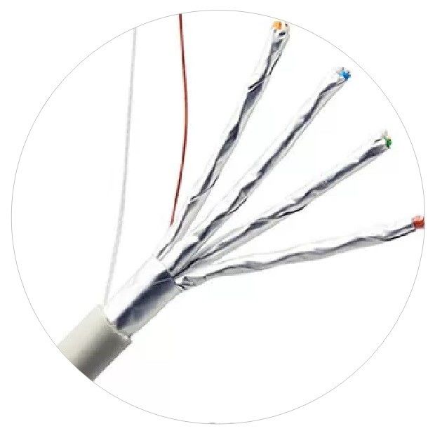 CM CMR CMP پچ کوردهای شبکه CMP Plenum فضای باز داخل ساختمان کابل شبکه اینترنت Cat6 Cat5e