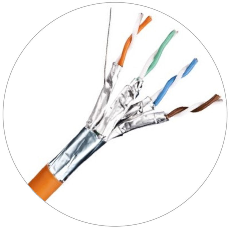 CM CMR CMP پچ کوردهای شبکه CMP Plenum فضای باز داخل ساختمان کابل شبکه اینترنت Cat6 Cat5e