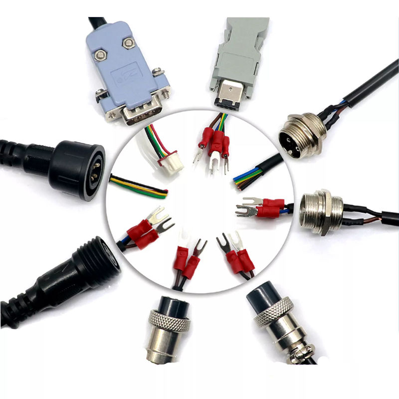 ربات نیکل مهار سیم کشی M12 4 پین اتصال کابل ضد آب کابل OEM