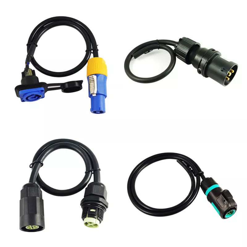 M12 M16 IP67 3 پین ربات سیم کشی کابل اتصال ضد آب برای LED