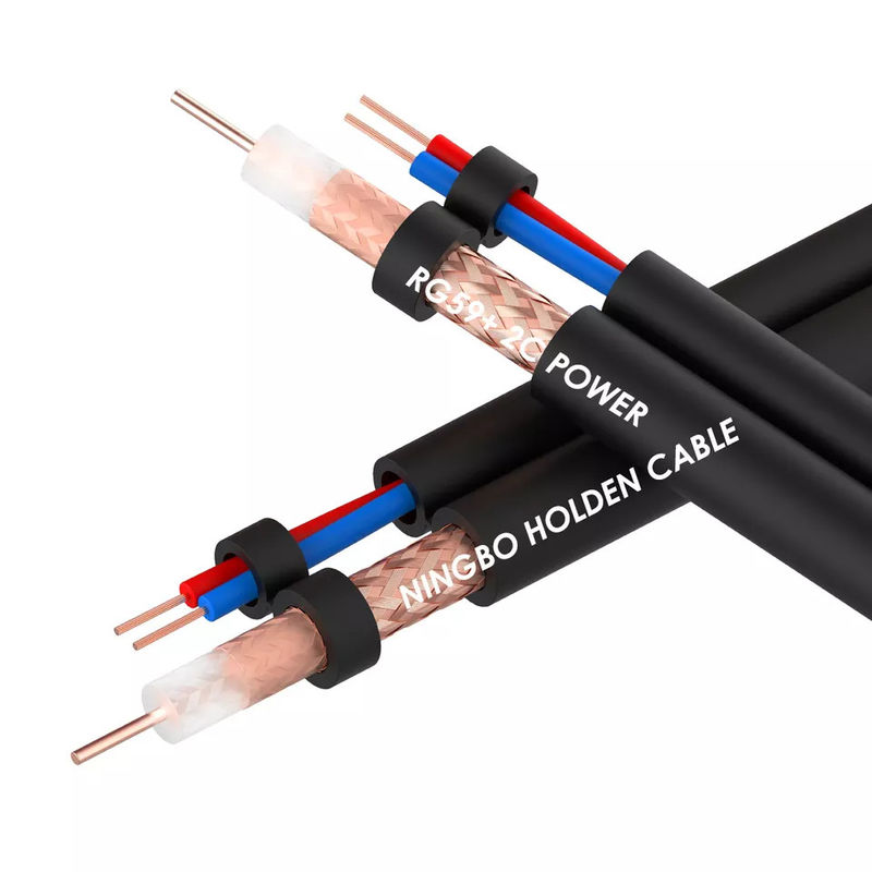 کابل کواکسیال 50 اهم جامد مسی Rg6 1000 فوت برای گیرنده ماهواره