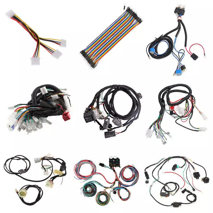 مهار سیم خودرو TE Molex کامیون پی وی سی 50 هسته ای با روکش نقره