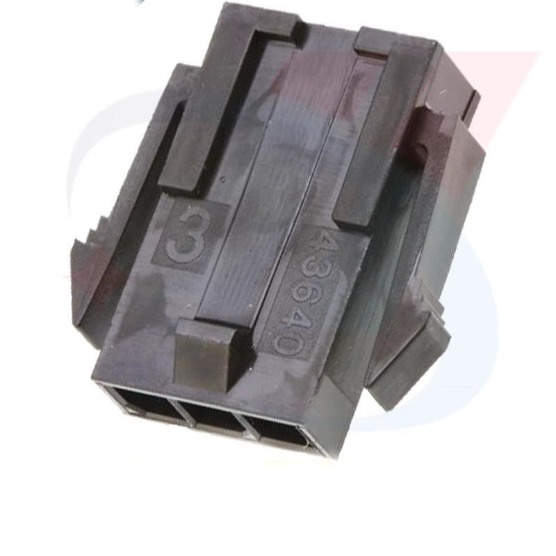 Molex 43640-0300 Micro-Fit 3.0 Plug Housing Single Roy 3 pin Panel Mount Ears کم هالوژن موجود در انبار 43640-0300