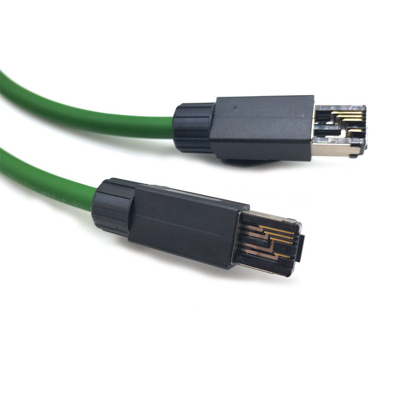 کابل شبکه صنعتی Servo EtherCAT اتوبوس انعطاف پذیری بالا دو بار محافظت از زنجیره کشش کابل PLC ربات صنعتی