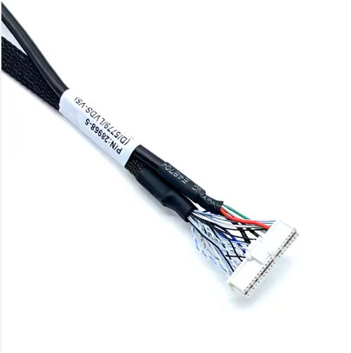 LVDs Custom Wire Harness Electronic Connector کابل LCD/LVDs مجموعه کابل برای صفحه نمایش