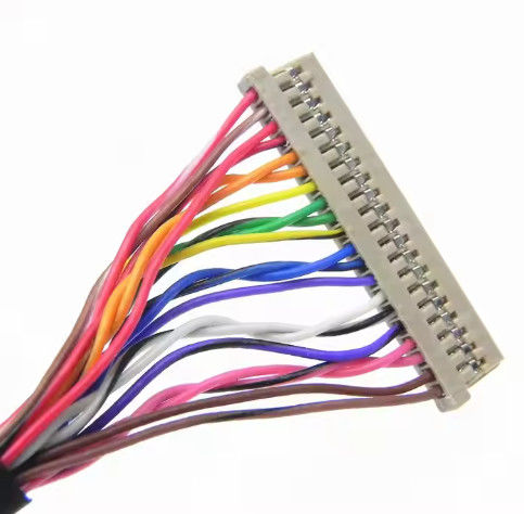 DF13-30DS-1.25C به DF14-20S-1.25C مجموعه کابل Lvds سفارشی برای پانل LCD 20pin 30pin 40pin 50pin 60pin