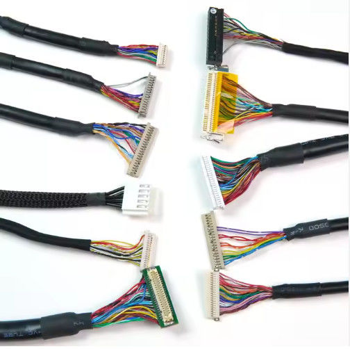 DF13-30DS-1.25C به DF14-20S-1.25C مجموعه کابل Lvds سفارشی برای پانل LCD 20pin 30pin 40pin 50pin 60pin