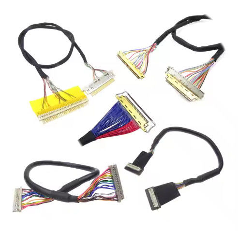 DF13-30DS-1.25C به DF14-20S-1.25C مجموعه کابل Lvds سفارشی برای پانل LCD 20pin 30pin 40pin 50pin 60pin