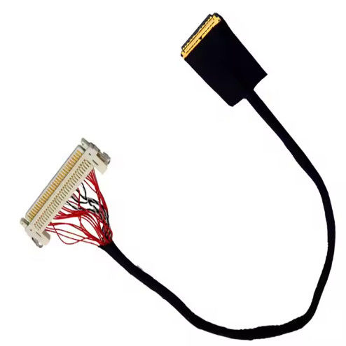 HRS DF13-30DS-1.25C به DF14-20S-1.25C 20pin 30 Pin 40 Pin 50 Pin 60pin مجموعه کابل Lvds سفارشی برای پانل LCD