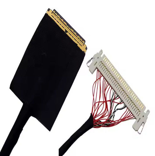 HRS DF13-30DS-1.25C به DF14-20S-1.25C 20pin 30 Pin 40 Pin 50 Pin 60pin مجموعه کابل Lvds سفارشی برای پانل LCD