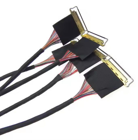 40 پین 30 پین کابل EDP کانکتور I-Pex کابل های Lvds سفارشی مونتاژ برای صفحه نمایش لپ تاپ