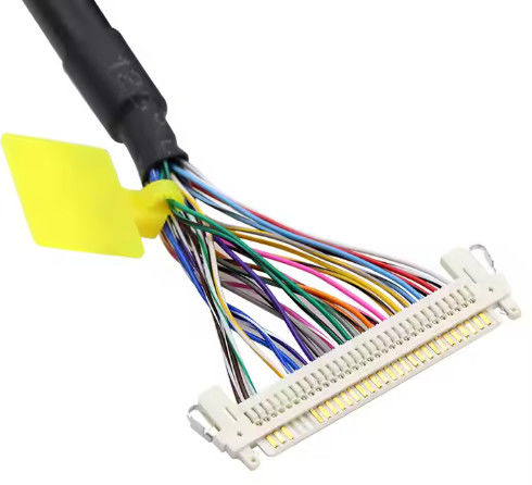 الکترونيک مولکس 30 پین به JAE 40pin LVDS CABLE برای مانیتور چاپگر کامپیوتر LCD سفارشی