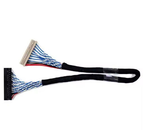 کابل سریال صفحه نمایش ولتاژ پایین کابل LVDS با مواد هادی مس و مواد ژاکت PVC AWG26-28