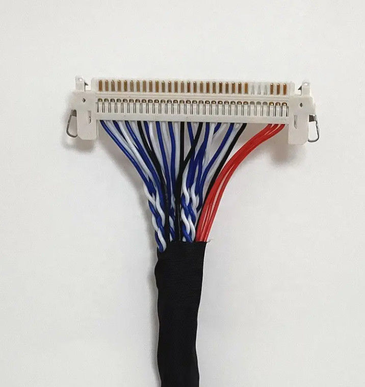 1.25mm 2.0mm Pitch 20 30 40 Pin Connector LVDS Shielded Wire LCD Display کابل مونتاژ