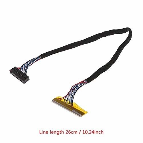 کابل LVDS سیاه AWG26-28 اندازه سیم 105C دمای نامی برای عملکرد