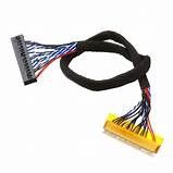≥1000MΩ مقاومت عایق بندی کابل LVDS UL VW-1 درجه قابل اشتعال و مواد ژاکت PVC