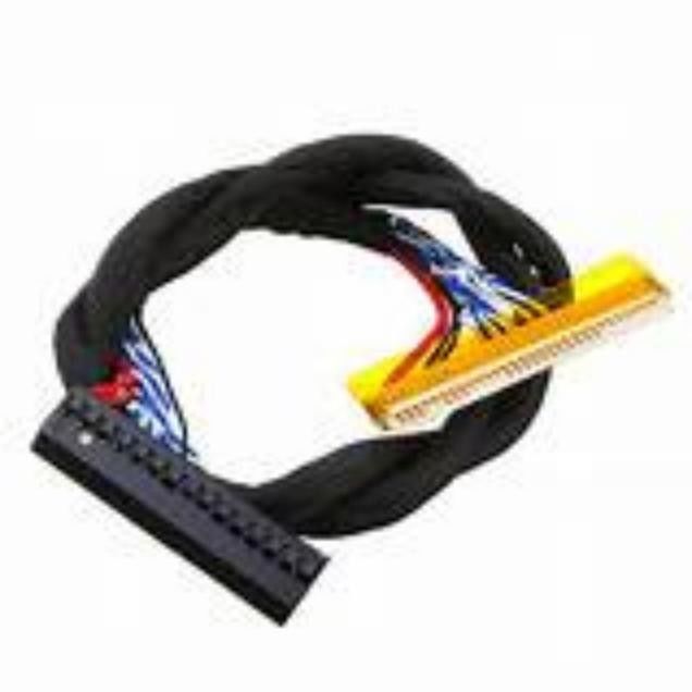 UL VW-1 درجه قابل احتراق کابل LVDS با مواد ژاکت PVC و مقاومت عایق ≥1000MΩ