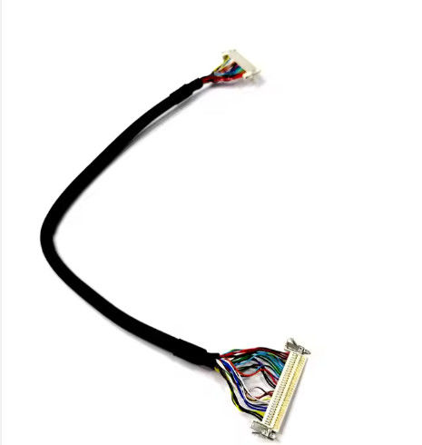 هارد سیم الکتریکی ضد شعله 2pin-16Pin UL 1007 22awg رنگ سیم سیاه