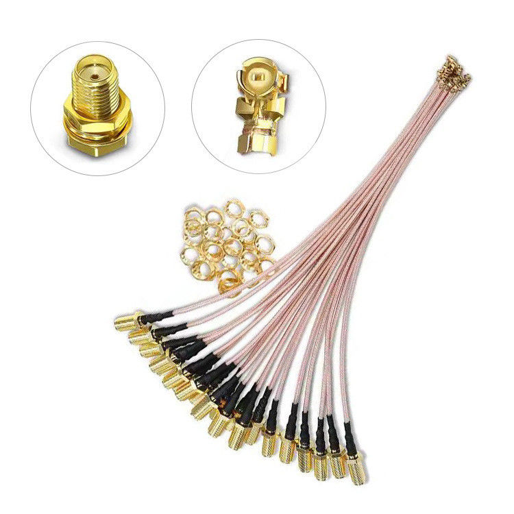 UL / CCC گواهینامه 1m/5m کابل همبسته انعطاف پذیر BNC کانکتورهای داخلی / خارجی ارتباطات صوتی ژاکت PVC هدایت کننده مس خالص