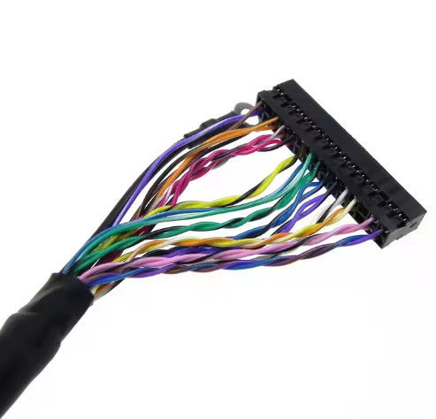 300 ولت رقیق کننده مس درجه LVDS کابل ضد شعله PVC ژاکت UL VW-1