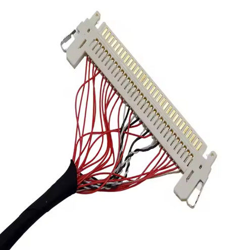 UL VW-1 درجه بندی شده 300V 30 Pin Connector LVDS Cable Jacket با AWG26-28 رسانای مس و درجه بندی قابل احتراق