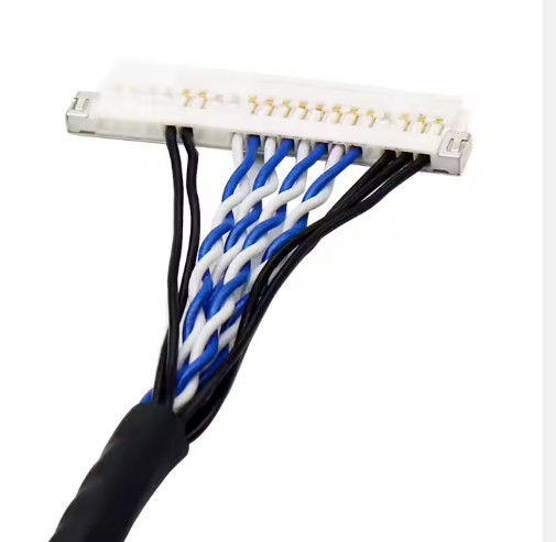 تولید کابل انعطاف پذیر LVDS با درجه بندی UL VW-1 و جریان 1.0A-2.5A
