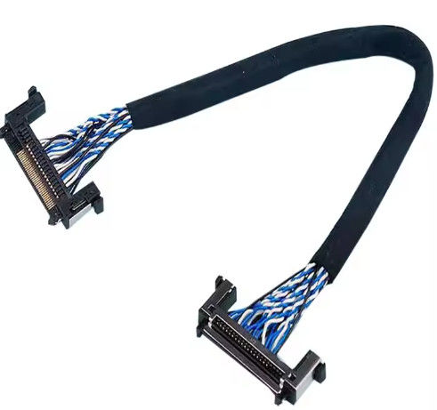 تولید کابل انعطاف پذیر LVDS با درجه بندی UL VW-1 و جریان 1.0A-2.5A