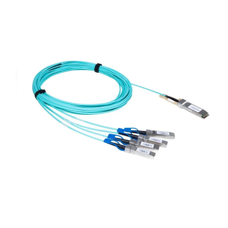 مجموعه کابل سفارشی فوق سریع 200G QSFP-DD DAC مس برای انتقال داده های کم قدرت و چگالی بالا