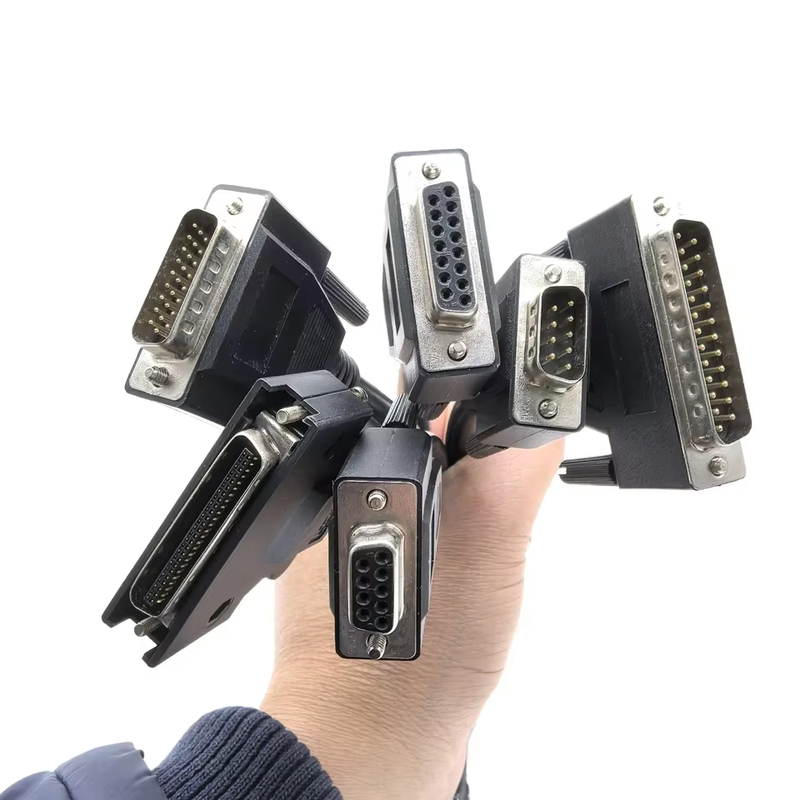 OEM/ODM DB9P 15P DB25P تزریق قالب بندی شده چند هسته ای جفت خم شده سیم محافظ دیجیتال Db Meter برای تلویزیون کابل