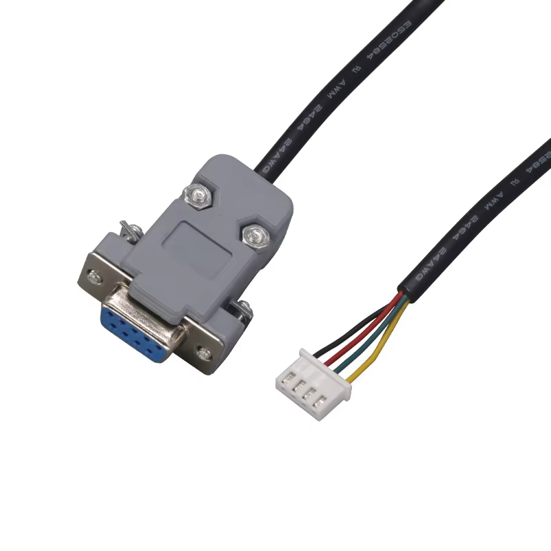 OEM/ODM DB9P 15P DB25P تزریق قالب بندی شده چند هسته ای جفت خم شده سیم محافظ دیجیتال Db Meter برای تلویزیون کابل