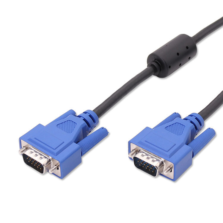 تولیدکنندگان سیم کشی، مونتاژ کابل سفارشی VGA HD را برای اتصال مانیتور و پروژکتور کامپیوتر رومیزی ارائه می دهند.