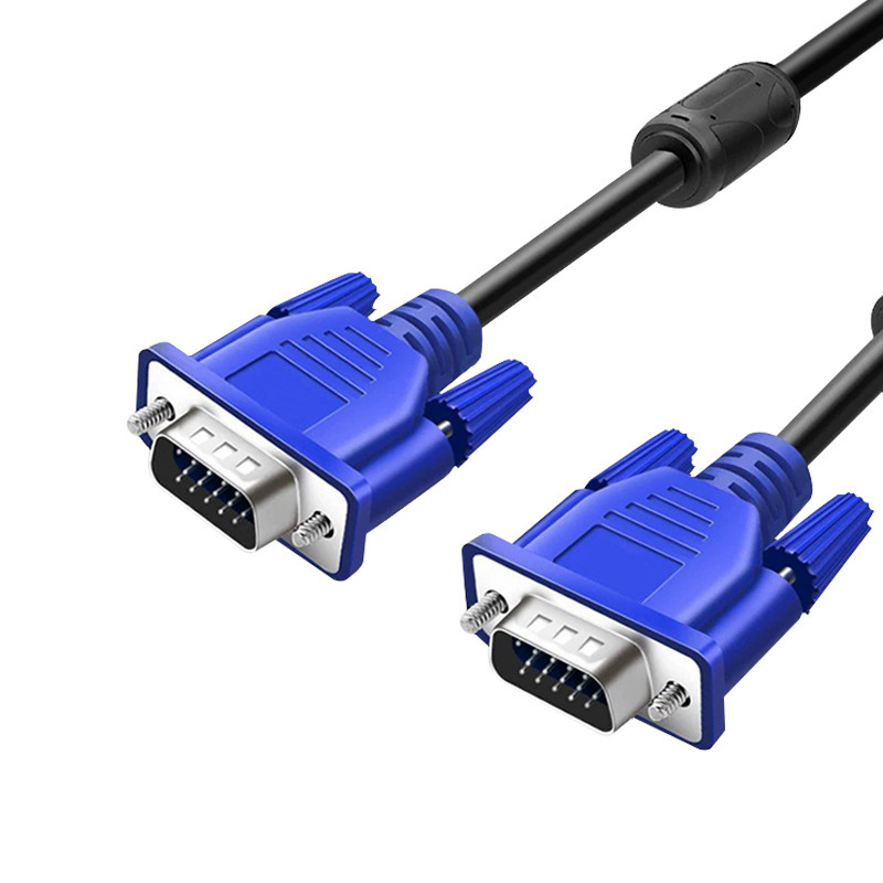 تامین کننده سیم کشی، مونتاژ کابل داده VGA HD سفارشی برای مانیتور میزبان کامپیوتر و پروژکتور، اتصال قابل اطمینان، طراحی کابل سفارشی