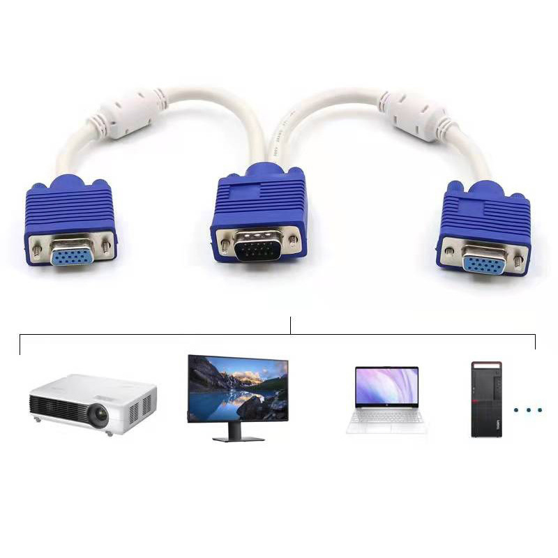 کابل سفارشی VGA مجموعه کابل داده برای میزبان کامپیوتر به مانیتور نمایشگر و پروژکتور پیوند قابل اعتماد از تولید کنندگان سیم کشی