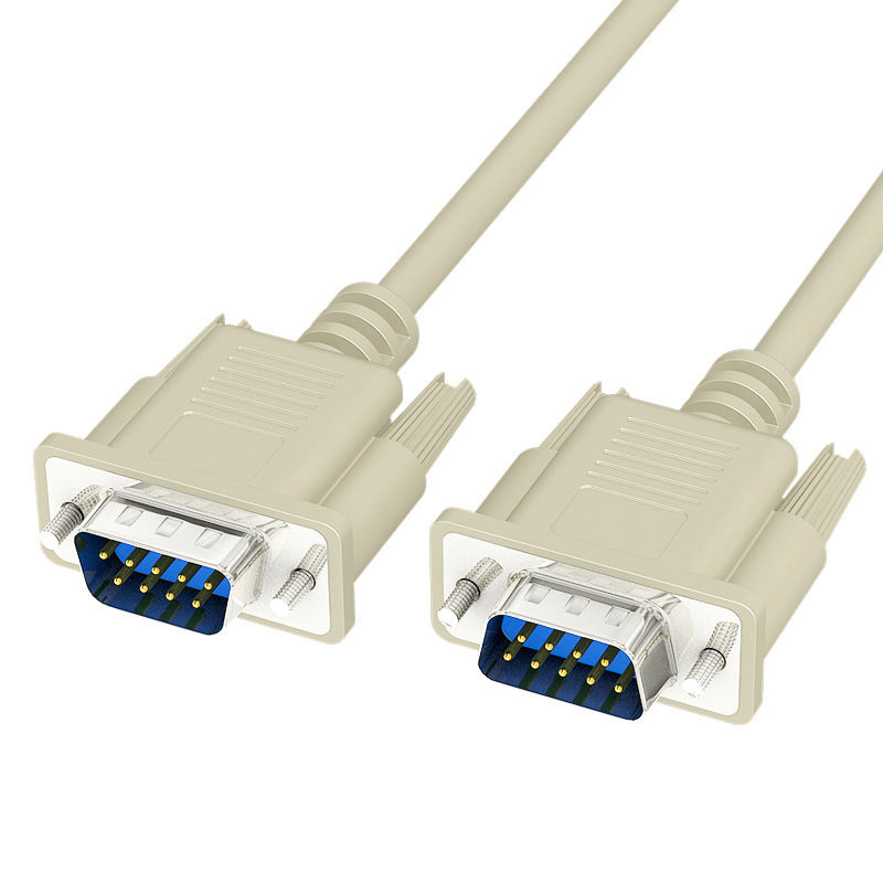 RS232 DB9 Interface Extension And Crossover Cable Assembly With Secure Signal Transfer توسعه یافته توسط تولید کنندگان حرفه ای سیم های سیم کشی