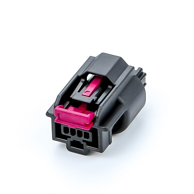 Molex 34967-4021 4-Pin سیاه اتصالات اتومبیل خانه با کليپ قفل قرمز، اصل Molex اتصالات