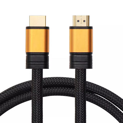 کابل نایلون Ultra HD 4k HDMI 18 گیگابیت بر ثانیه 60 هرتز 8.0 میلی متر نیکل اندود