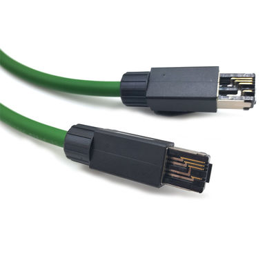 کابل شبکه صنعتی Servo EtherCAT اتوبوس انعطاف پذیری بالا دو بار محافظت از زنجیره کشش کابل PLC ربات صنعتی