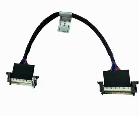 کابل LVDS محافظ شده 0.5mm سفارشی برای کامپیوتر 100٪ آزمایش شده