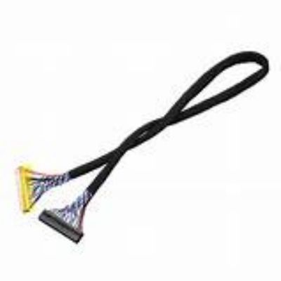 UL VW-1 قابل احتراق درجه بندی شده کابل سریال نمایشگر ولتاژ پایین سیاه با مقاومت عایق ≥1000MΩ