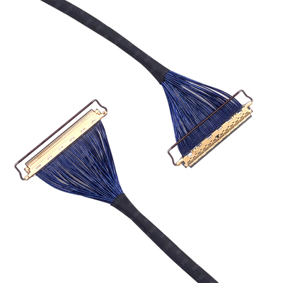 دسته سیم کواکسیال فوق العاده ظریف Lvds برای نمایشگرهای LED با قفل نقره اندود، تولید کنندگان قابل اعتماد دسته سیم