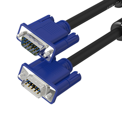 تامین کننده سیم کشی، مونتاژ کابل داده VGA HD سفارشی برای مانیتور میزبان کامپیوتر و پروژکتور، اتصال قابل اطمینان، طراحی کابل سفارشی
