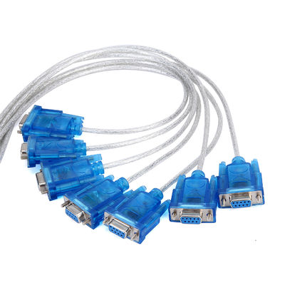 آداپتور صنعتی CH340 USB به RS232 DB9 که اتصال قابل اطمینان پورت COM را تضمین می کند، با تخصص کابل سفارشی طراحی شده است.