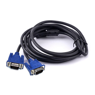 دسته سیم اتصال VGA طراحی شده برای مانیتور کامپیوتر، پروژکتور و تولید کابل سفارشی طرح مهندسی