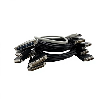 USB سفارشی به DB9 RS232 کابل با PL230/FT231X/FX232RI پرفروش تراشه های عایق PVC