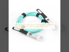 QSFP-40G 200G QSFP-DD تا 2*QSFP28 DAC Q4S56-200G PVC/LSZH0.5m~5m تولید کنندگان سیم های سیم کشی